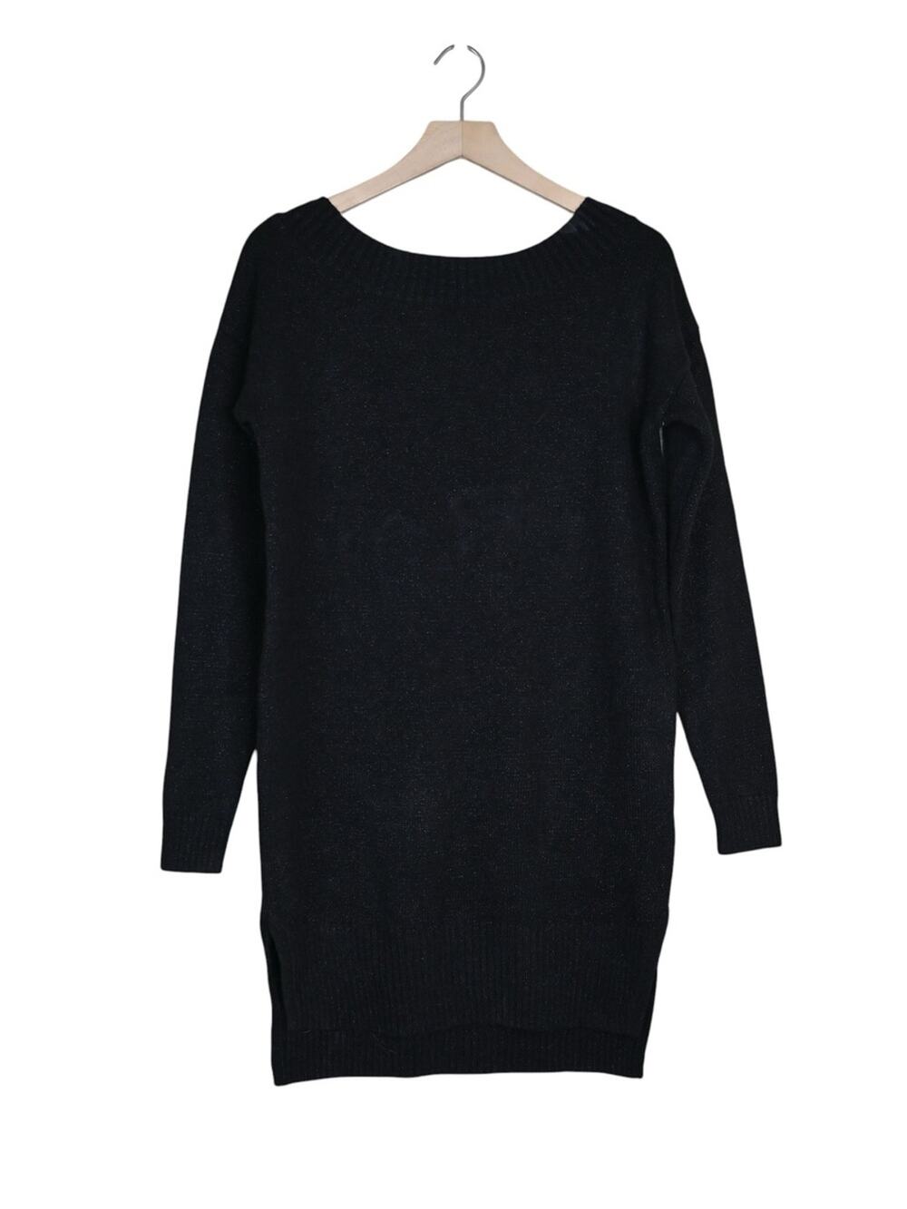 GAP Women's XS Classic Black Knit Wool Blend Sweater Dress